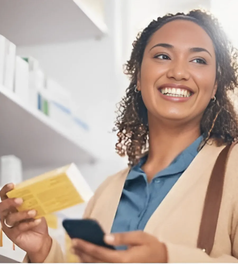 happy patient visiting Audubon Pharmacy